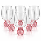 Kit 6 Copos Bubble Sphere 400ml – Design Sofisticado em Vidro