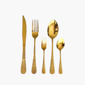 Faqueiro Saint Gold em Aço Inox – 30 Peças | 6 Lugares