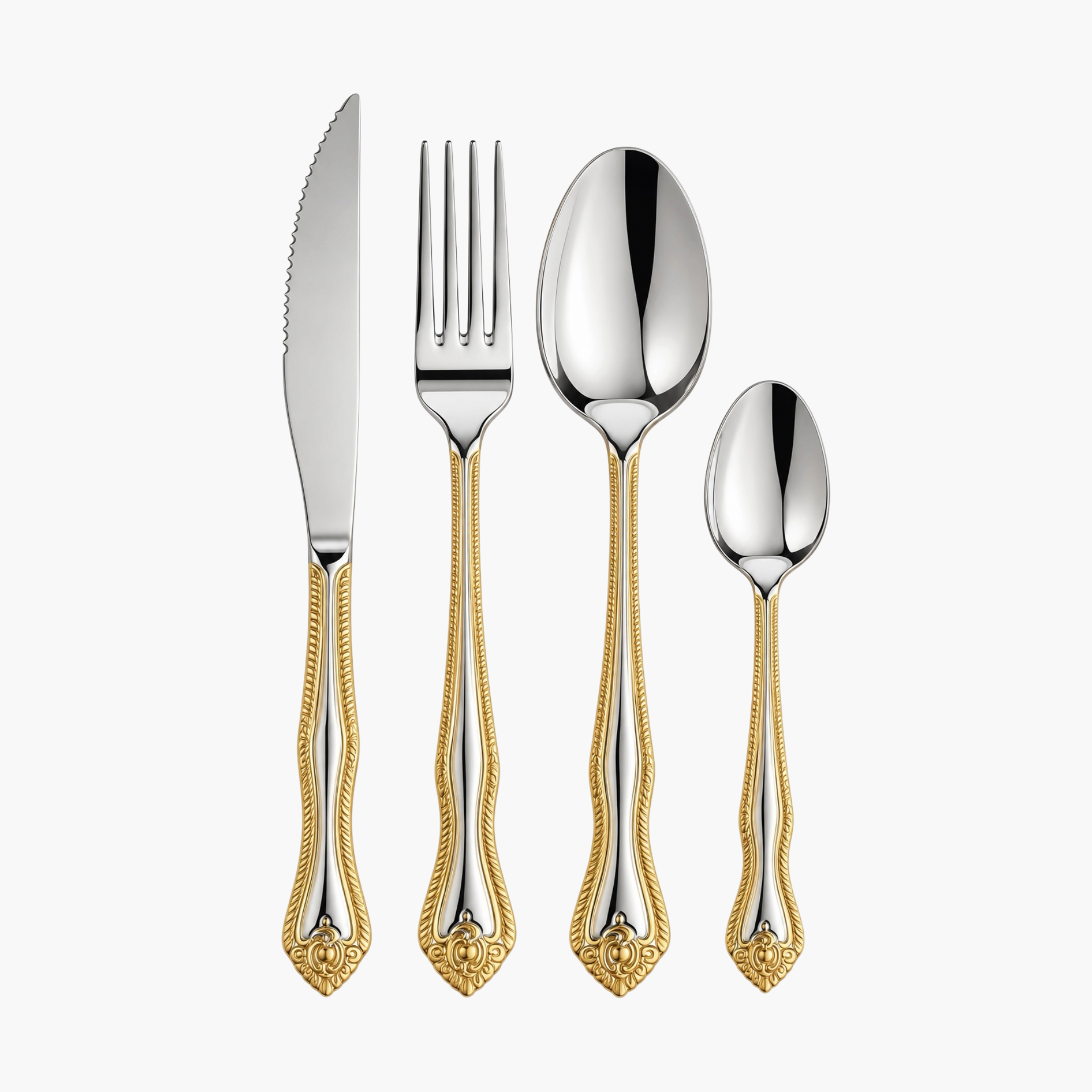 Faqueiro Versailles 24 Peças em Aço Inox