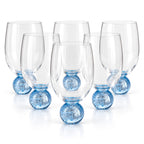 Kit 6 Copos Bubble Sphere 400ml – Design Sofisticado em Vidro