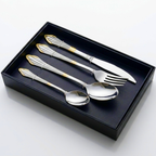 Faqueiro Zurique Classic 24 Peças em Aço Inox