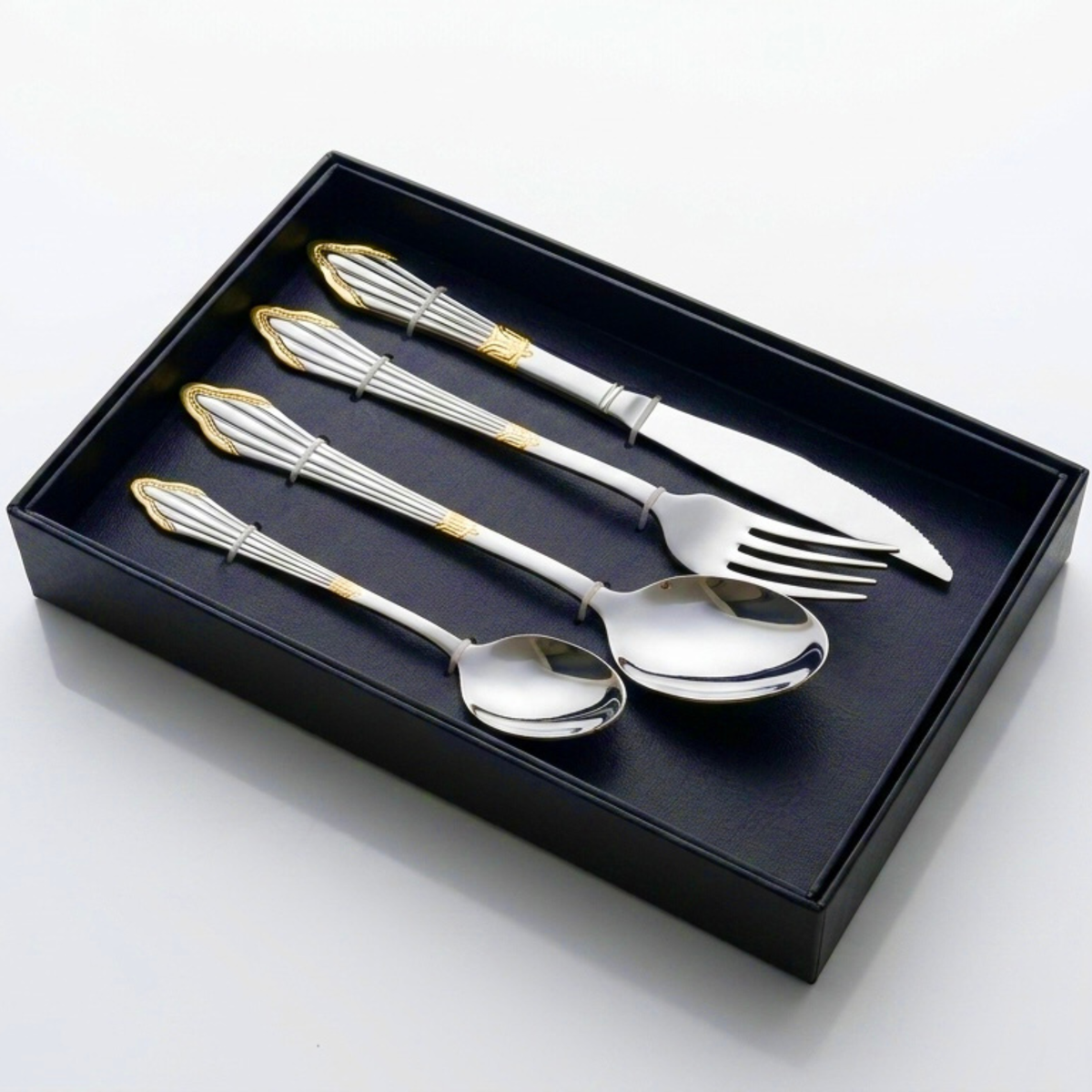 Faqueiro Zurique Classic 24 Peças em Aço Inox