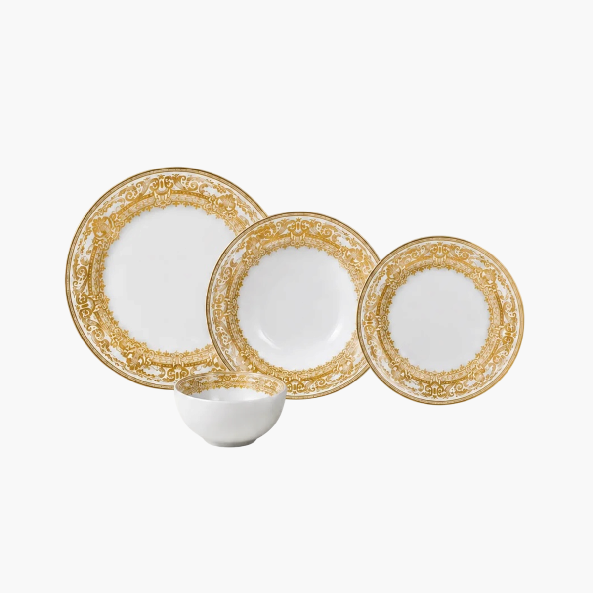Aparelho de Jantar Imperiale Gold 24 Peças