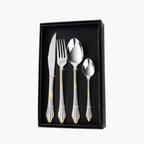 Faqueiro Zurique Classic 24 Peças em Aço Inox
